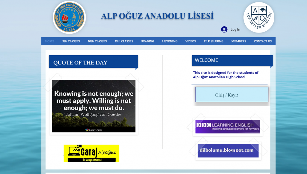 ALP OĞUZ ENGLISH PORTAL